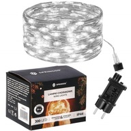 DRÔTOVÉ LAMPY 300 LED 33m VONKAJŠIE/VNÚTORNÉ MIKRO NAPÁJANIE 8 FUNKCIÍ STUDENÉ NAPÁJANIE DRÔTOVÉ LAMPY 300 LED 33m VONKAJŠIE/VNÚTORNÉ MIKRO NAPÁJANIE 8 FUNKCIÍ STUDENÉ NAPÁJANIE