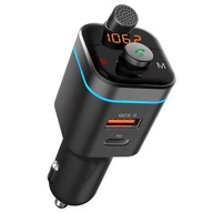 Nabíjačka do auta handsfree sada Alogy FM Transmitter Bluetooth 5. Nabíjačka do auta handsfree sada Alogy FM Transmitter Bluetooth 5.