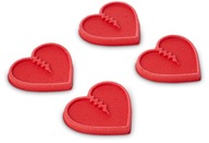 Protišmyková podložka CRAB GRAB Mini Hearts Red Protišmyková podložka CRAB GRAB Mini Hearts Red
