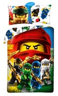 Lego Ninjago obojstranné bavlnené obliečky pre mládež 140x200 pre chlapca Lego Ninjago obojstranné bavlnené obliečky pre mládež 140x200 pre chlapca