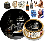 SADA TORTY VLNY ŠTÍTOK WHISKY JACK + TEXT SADA TORTY VLNY ŠTÍTOK WHISKY JACK + TEXT