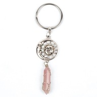 kľúčenka myga - Sun Moon Pink Quartz kľúčenka myga - Sun Moon Pink Quartz
