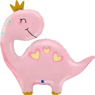 Fóliový balónik Dino Pink - 71 cm