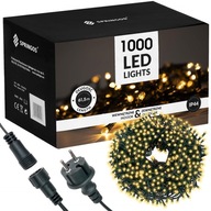 1000LED VONKAJŠIE SVETLÁ IP44 LAMPY NA VIANOČNÝ STROMČEK TEPLÉ BIELE SVETLO VENCICA 1000LED VONKAJŠIE SVETLÁ IP44 LAMPY NA VIANOČNÝ STROMČEK TEPLÉ BIELE SVETLO VENCICA