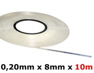 Poniklovaná páska 0,2x8mm 10m na zváranie, nikl Poniklovaná páska 0,2x8mm 10m na zváranie, nikl