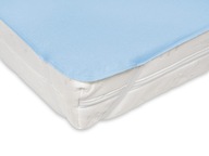 Modrý froté vodeodolný chránič 100x200 cm Modrý froté vodeodolný chránič 100x200 cm