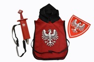 Kostým rytiera, tunika, štít, meč, 47 cm, pochva, 3-6 rokov Kostým rytiera, tunika, štít, meč, 47 cm, pochva, 3-6 rokov