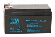 MW 1,3-12 - Núdzová batéria 12V 1,3Ah MW Výkon