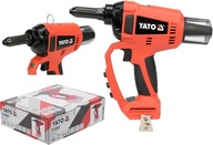 AKUMULÁTOROVÁ NITOVAČKA YATO 18V 2,4-4,8 mm TELO AKUMULÁTOROVÁ NITOVAČKA YATO 18V 2,4-4,8 mm TELO