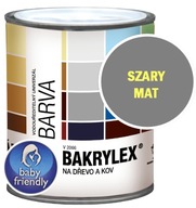 Smalt na vodnej báze na drevo, kov, matný, 0,7kg, ŠEDÝ Smalt na vodnej báze na drevo, kov, matný, 0,7kg, ŠEDÝ