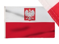 Znak poľskej vlajky Bandera 150x90 Poľsko Odolný na stožiari STRONG PREMIUM