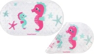 CANPOL Protišmyková podložka SEA HORSE PINK 80/002 CANPOL Protišmyková podložka SEA HORSE PINK 80/002