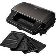 Sendvičovač Sencor 4v1 vaflovač Grill 900W čierny Sendvičovač Sencor 4v1 vaflovač Grill 900W čierny