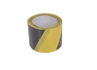 Výstražná páska, žltá a čierna, 120 mm 100 m 13167