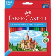 Farebné ceruzky 48 col. hrad, Faber-Castell