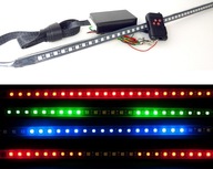 RGB Knight Ride LED výstražné svetlo pre 24V nákladné auto