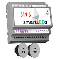 smartLEDs S19-S LED schodiskový ovládač + 2 SENZORY smartLEDs S19-S LED schodiskový ovládač + 2 SENZORY