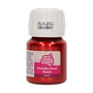 Fun Cakes metalická ČERVENÁ farba 30ml Fun Cakes metalická ČERVENÁ farba 30ml