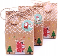 SET - ADVENTNÝ KALENDÁR PAPIEROVÉ DOMY 24 DNÍ ŠTEDRÝ VEČER SET - ADVENTNÝ KALENDÁR PAPIEROVÉ DOMY 24 DNÍ ŠTEDRÝ VEČER