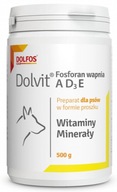 DOLFOS Fosforečnan vápenatý AD3E pre psov 500g prášok DOLFOS Fosforečnan vápenatý AD3E pre psov 500g prášok