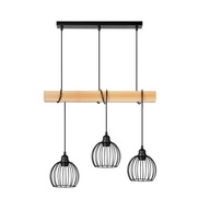 ZÁvesná LAMPA DREVENÁ GUĽOVÁ LAMPA LOFT ZÁvesná LAMPA DREVENÁ GUĽOVÁ LAMPA LOFT