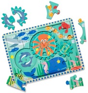 HÁDANKA POD VODOU SVET DREVENÉ PUZZLE OZNAČENIA 17 ELEMENTOV 3+ HÁDANKA POD VODOU SVET DREVENÉ PUZZLE OZNAČENIA 17 ELEMENTOV 3+