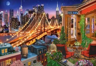 PUZZLE VIEW BRIDGE CITY NEW YORK 9+ 1000 KOLEČKO PUZZLE VIEW BRIDGE CITY NEW YORK 9+ 1000 KOLEČKO