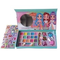 MAKEUP SADA PRE DETSKÉ NÁLEPKY JEDNOROŽCA NÁRAMOK LED FARBA
