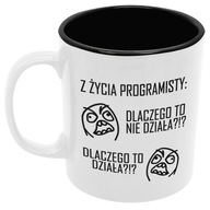 PROGRAMMER hrnček pre programátorské memy čierny PROGRAMMER hrnček pre programátorské memy čierny