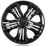 14 čiernych krytov kolies pre Fiat Punto I II III 14 čiernych krytov kolies pre Fiat Punto I II III