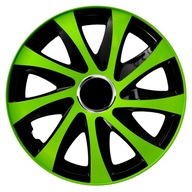 Čierno-zelené kryty nábojov Drift Extra 13'' 4 kusy Čierno-zelené kryty nábojov Drift Extra 13'' 4 kusy