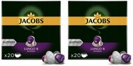 2 x NESPRESSO JACOBS LUNGO INTENSO 20 ks 2 x NESPRESSO JACOBS LUNGO INTENSO 20 ks