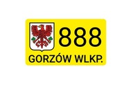 MAGNET Gorzów Wlkp SIDE NUMBER pre taxíky MAGNET Gorzów Wlkp SIDE NUMBER pre taxíky