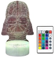 3D LED LAMPA LORD DARTH VADER FARBA PRILBY + DIAĽK 3D LED LAMPA LORD DARTH VADER FARBA PRILBY + DIAĽK