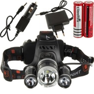 HLAVNÁ LAMPA 3 x LED T6 CREE HLAVNÁ LAMPA 2x AKU HLAVNÁ LAMPA 3 x LED T6 CREE HLAVNÁ LAMPA 2x AKU