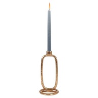 Moderný ZLATÝ Svietnik 24 cm SINGLE na DLHÉ SVIEČKY Elegantný Moderný ZLATÝ Svietnik 24 cm SINGLE na DLHÉ SVIEČKY Elegantný