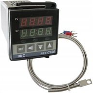 REX C100+PT100 REGULÁTOR TEPLOTY S OTVOROM M6 REX C100+PT100 REGULÁTOR TEPLOTY S OTVOROM M6