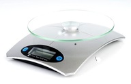 Elektronická kuchynská váha do 5 KG, STRIEBORNÉ SKLO Elektronická kuchynská váha do 5 KG, STRIEBORNÉ SKLO