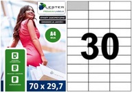Samolepiace etikety (30 na A4) 70x29,7 / 3000 ks Samolepiace etikety (30 na A4) 70x29,7 / 3000 ks