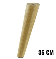 1x Nožičky dubové nožičky 35 cm dubové šikmé nohy lak 1x Nožičky dubové nožičky 35 cm dubové šikmé nohy lak