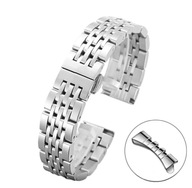Hodinový náramok 21 mm Silver Steel Full Hodinový náramok 21 mm Silver Steel Full