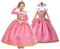 AURORA ŠATY SPIACA KRÁSKA CROWN PROM ŠATY 128/134 AURORA ŠATY SPIACA KRÁSKA CROWN PROM ŠATY 128/134