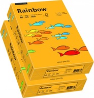 Rainbow A4 kopírovací papier 80g 500 listov oranžový x2 Rainbow A4 kopírovací papier 80g 500 listov oranžový x2