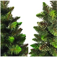 Umelý vianočný stromček Ozdobný na stojane BOROVICA ZELENÁ LUX 60 cm prírodná juta