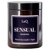 Prírodná sójová vonná sviečka pre SENSUAL NIGHT LaQ masáž