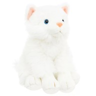 Plyšové chlpaté mačiatko 27 cm Maskot Biela Plyšová hračka Plyšové chlpaté mačiatko 27 cm Maskot Biela Plyšová hračka