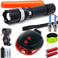 SÚPRAVA BOČERKA BIKE CREE LED RÚČKA SÚPRAVA BOČERKA BIKE CREE LED RÚČKA