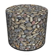 Pouffe s kamienkovým vzorom Pouffe s kamienkovým vzorom