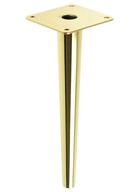 Oceľová noha 23 cm, kužeľ, montážna doska z mosadze Oceľová noha 23 cm, kužeľ, montážna doska z mosadze