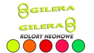 Sada nálepiek GILERA, neónové farby